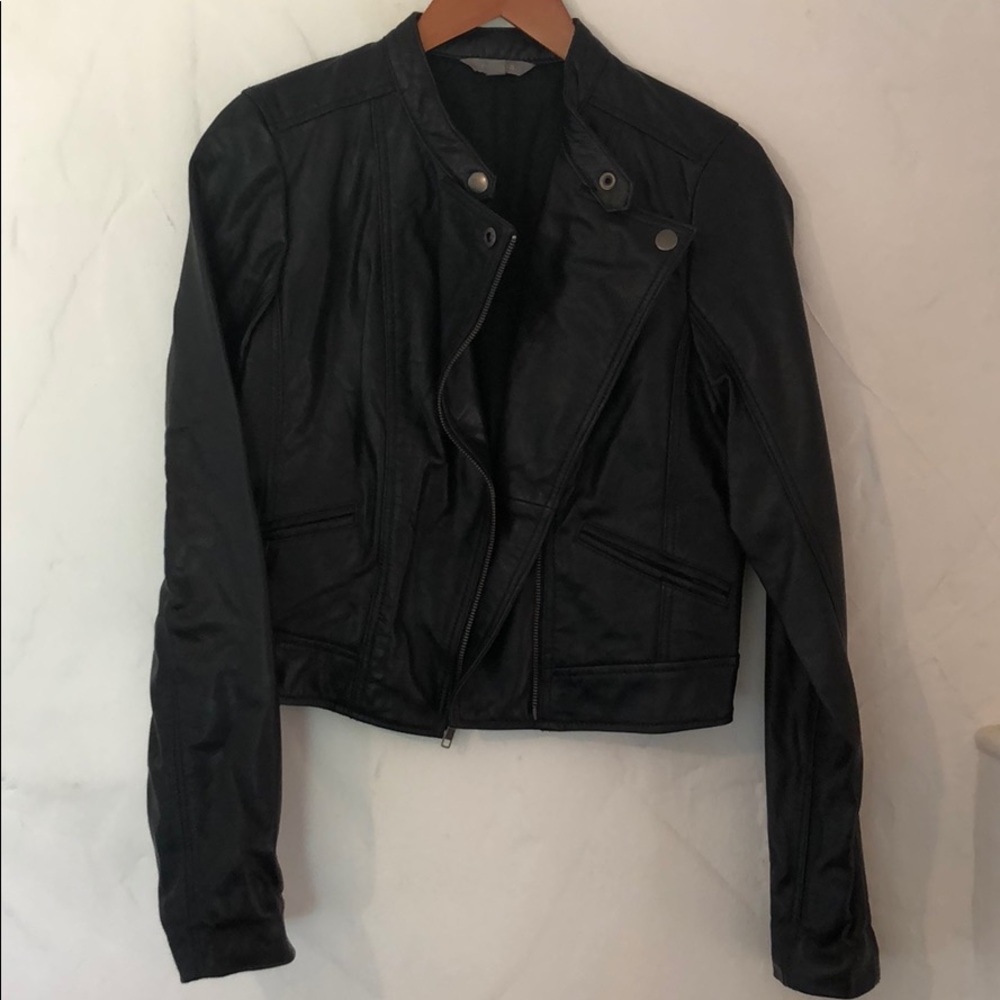 Rubbish vegan leather jacket